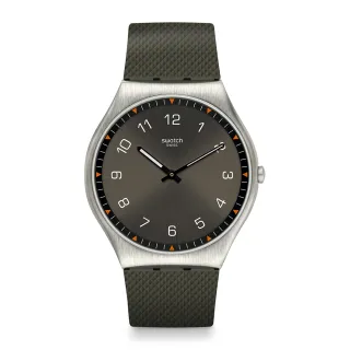【SWATCH】超薄金屬系列手錶 SKINEARTH 大地系 瑞士錶 錶(42mm)