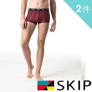 【SKIP 四季織】鍺離子男平口褲(紅(2入)鍺)