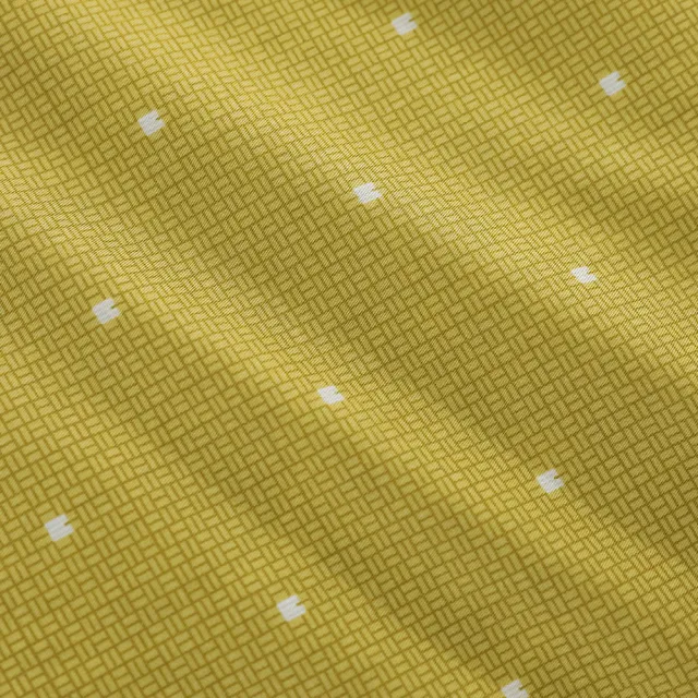 【GOLDEN-TIME】緗色秘境-40支精梳棉-兩用被床包組(特大)