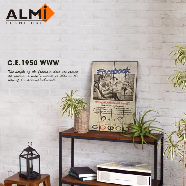 【ALMI】PAINTING-WWW 60x100 木板畫-4款可選(木板畫)