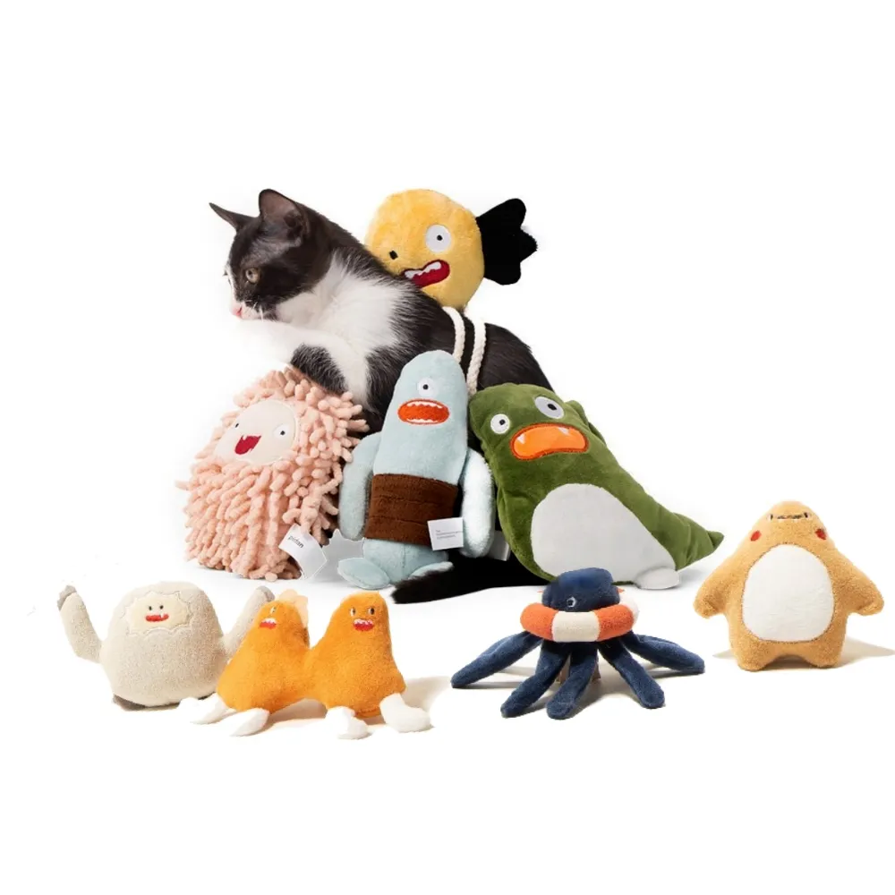 【pidan】貓用毛絨玩具 -小怪獸系列 8款可選(外星人 貓玩具 寵愛 娃娃)