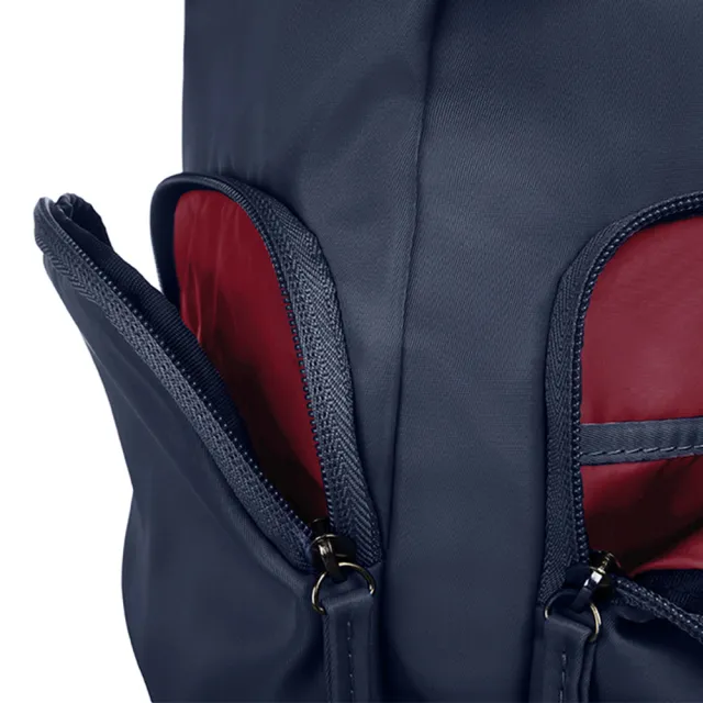 【TUCANO】超輕量防潑水撞色系休閒大容量後背包