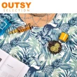 【OUTSY】限量款輕量花布野餐墊(台灣製多色可選)