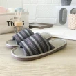 【iSlippers】台灣製造-簡單生活-家居室內拖鞋-沉靜條紋(單雙任選)