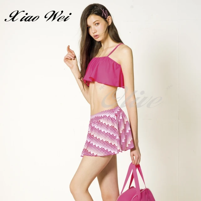 SARLEE 沙麗 流行大女三件式短背心泳裝(NO.1131