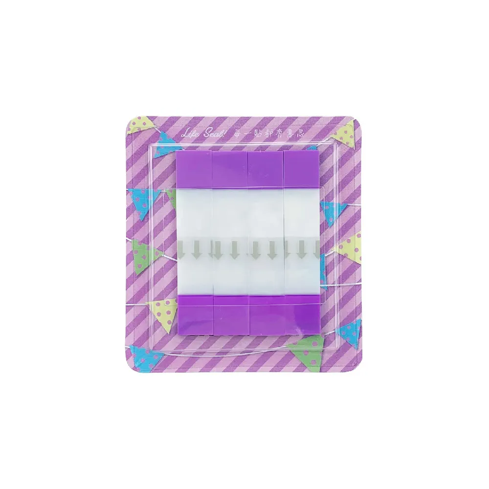 【王佳】Memo 抽取式易撕貼｜派對紫(11mm x 55mm/標籤/註記)