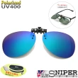 【ANSNIPER】SP-U01抗UV400保麗萊可上翻偏光圓式夾鏡/近視者的唯一選擇/銷售第一(抗UV/偏光/夾鏡/圓式)