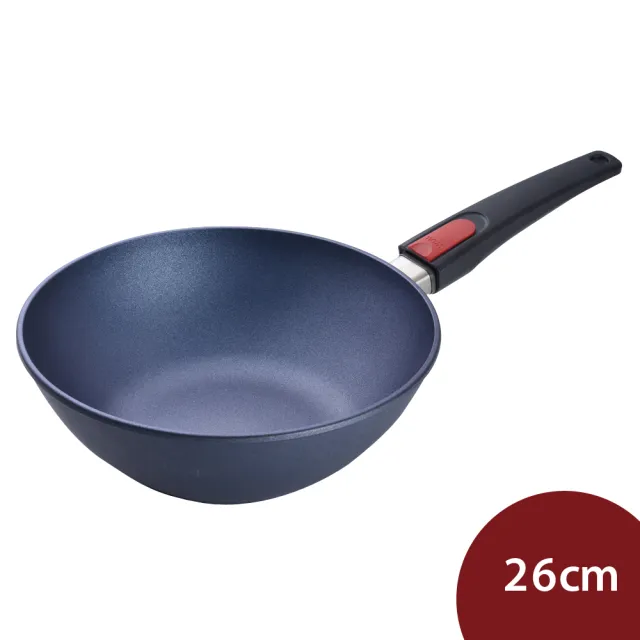 【Woll】Diamond Lite 輕量鑽石 不沾中式炒鍋 26cm 不沾鍋 中華炒鍋(平輸品)