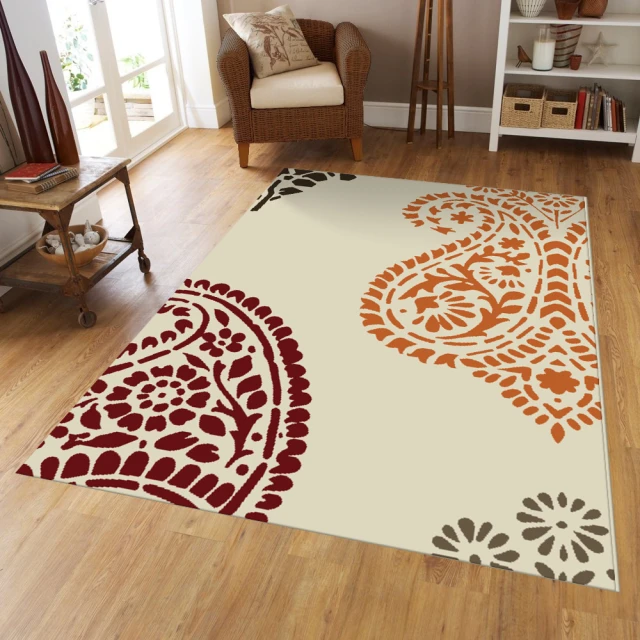 【范登伯格】比利時 維多利亞 低調時尚地毯-花蝶(160x230cm)