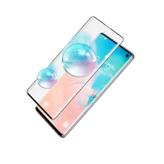 【Cherry】SAMSUNG S10  6.1吋 3D曲面滿版鋼化玻璃保護貼(Galaxy S10 專用)