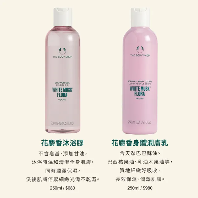 【THE BODY SHOP 美體小舖】花麝香EDT香水(60ML/淡香水)