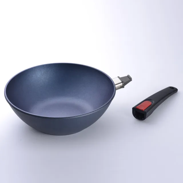 【Woll】Diamond Lite 輕量鑽石 不沾中式炒鍋 30cm 不沾鍋 中華炒鍋(平輸品)