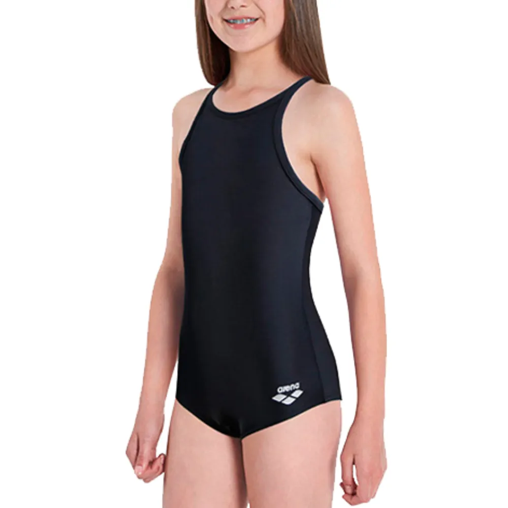【arena】限量 春夏新款 兒童泳衣 女童連體顯瘦大碼少女溫泉游泳裝備(ARNC76W)