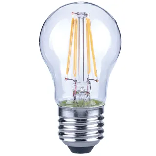 【Luxtek樂施達】高效能 Led 小球型燈泡 可調光 4.5W E27 黃光-10入(LED燈 燈絲燈 仿鎢絲燈)
