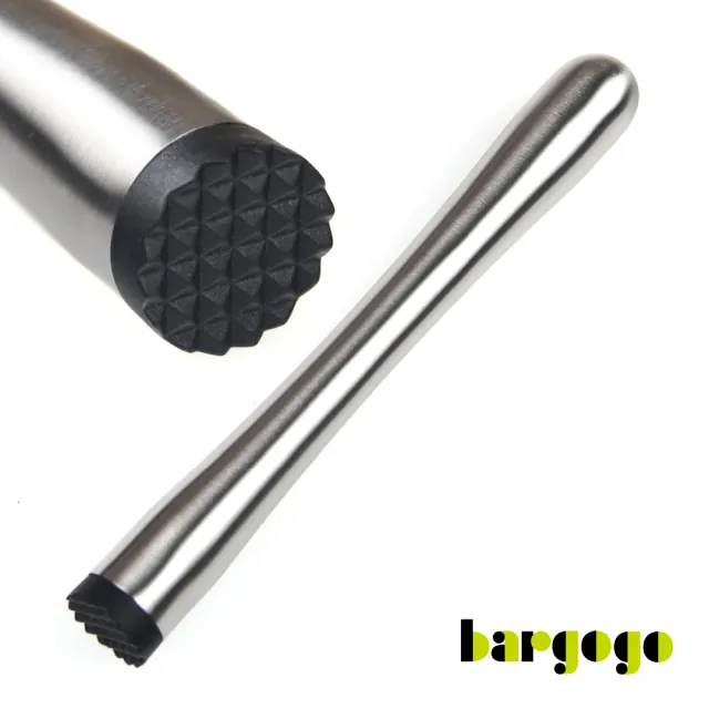 【bargogo】不鏽鋼研磨棒-碎肉頭(黑)