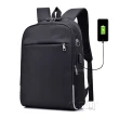 【Osun】USB充電防潑水防盜密碼鎖大容量雙肩後背包電腦包(顏色任選/CE277)