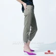 【BRAPPERS】女款 Boy friend系列-中高腰素面直筒褲(綠)
