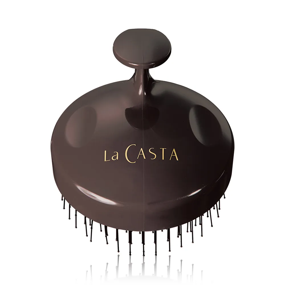 【La CASTA 蕾珂詩】沙龍級頭皮清潔按摩梳(放鬆頭皮．深層清潔)