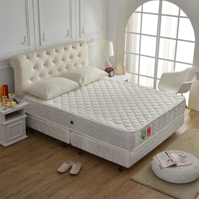 【睡芝寶】3M防潑水抗菌高蓬度機能獨立筒床墊(雙人加大6尺)