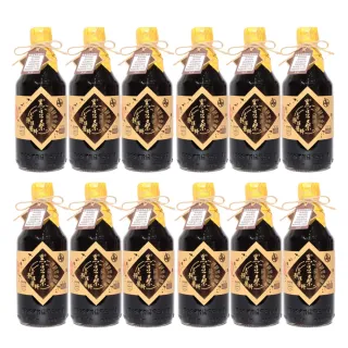 【黑豆桑】天然極品頂級黑金醬油(550mlx 12瓶)
