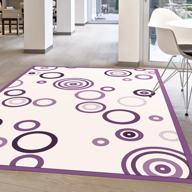 【范登伯格】比利時 花草集夢幻圈圈絲質地毯(160x230cm)