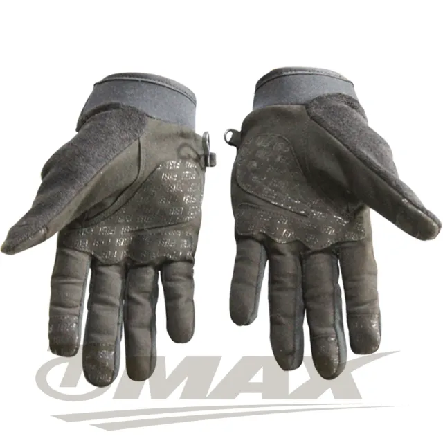 【OMAX】新風尚簡約全指手套-灰色