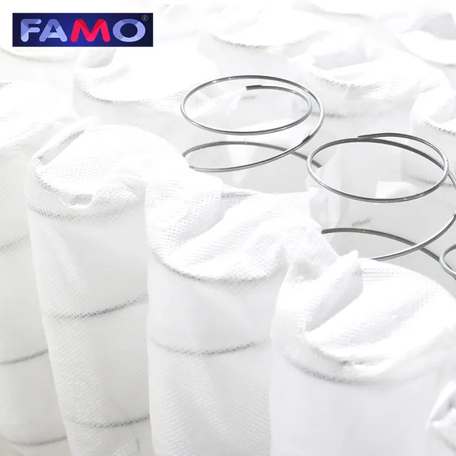 【FAMO 法摩】乳膠涼感蜂巢獨立筒床墊(雙人5尺)
