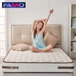 【FAMO 法摩】天絲乳膠記憶膠抗菌蜂巢獨立筒床墊(雙人5尺)