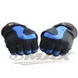 【OMAX】新風尚簡約全指手套-藍色
