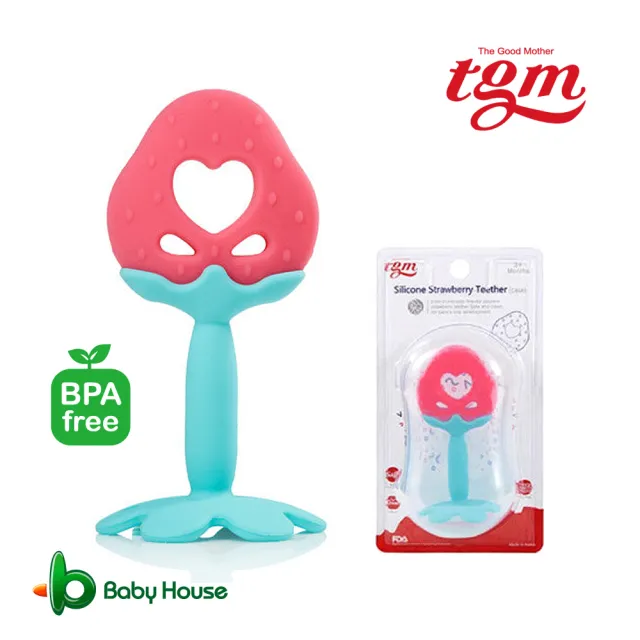 【TGM】水果矽膠咬牙固齒器 3M+ 附收納盒 2入(100%矽膠、FDA、SGS認證)