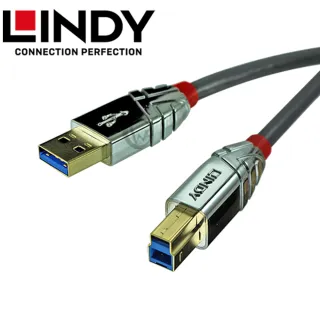 【LINDY 林帝】CROMO USB3.0 Type-A/公 to Type-B/公 傳輸線 0.5m 36660