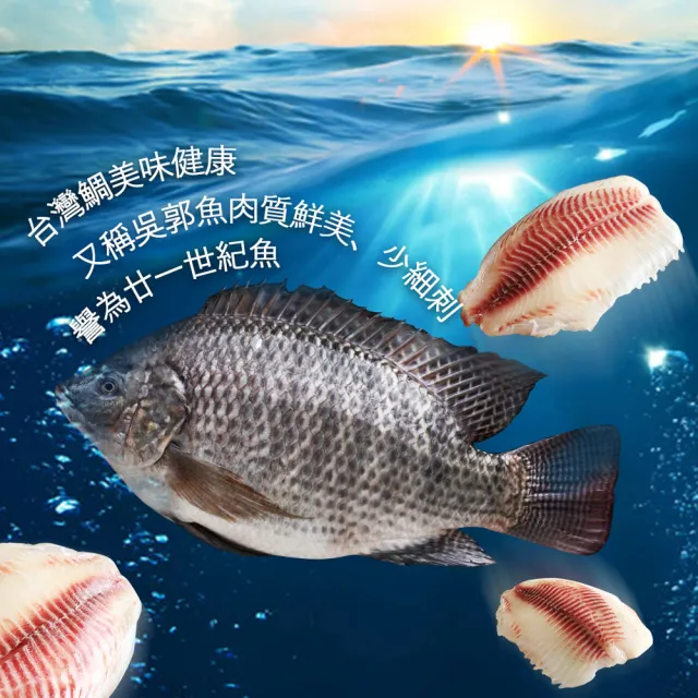 【築地一番鮮】特大無CO外銷生食鯛魚清肉片12片(150-200g/片)