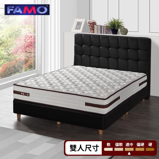 【FAMO 法摩】冰晶紗COOLFOAM 涼感蜂巢獨立筒床墊(雙人5尺)