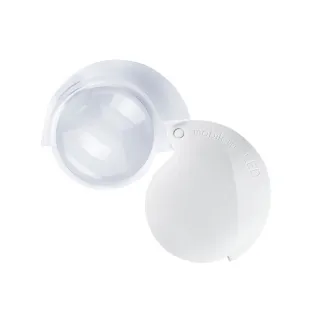 【Eschenbach】mobilent LED 10x/38D/35mm 德國製LED攜帶型非球面高倍單眼放大鏡(1520910)