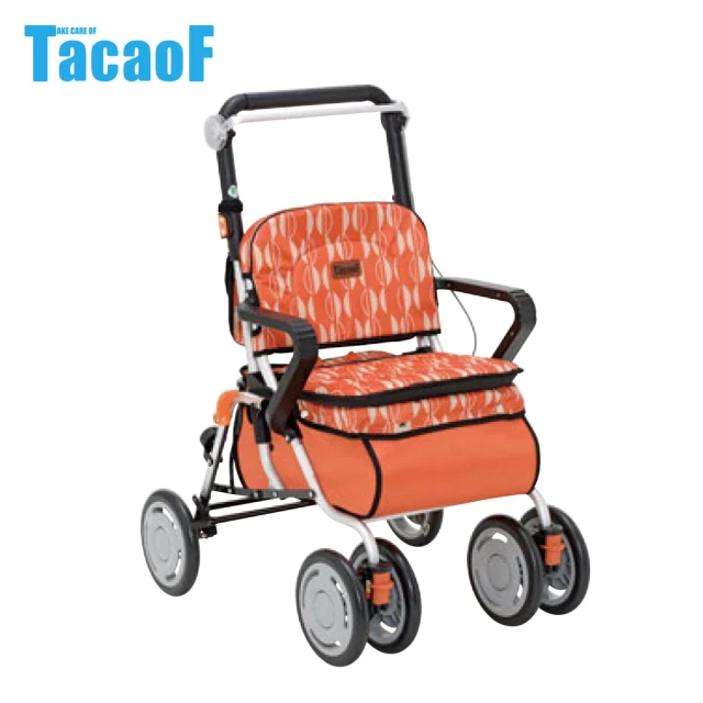 【TacaoF幸和】標準型助步車-橘色北歐風