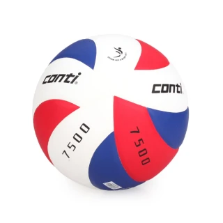 【Conti】5號日本頂級超級細纖纖維貼布排球(V7500-5-RWB)