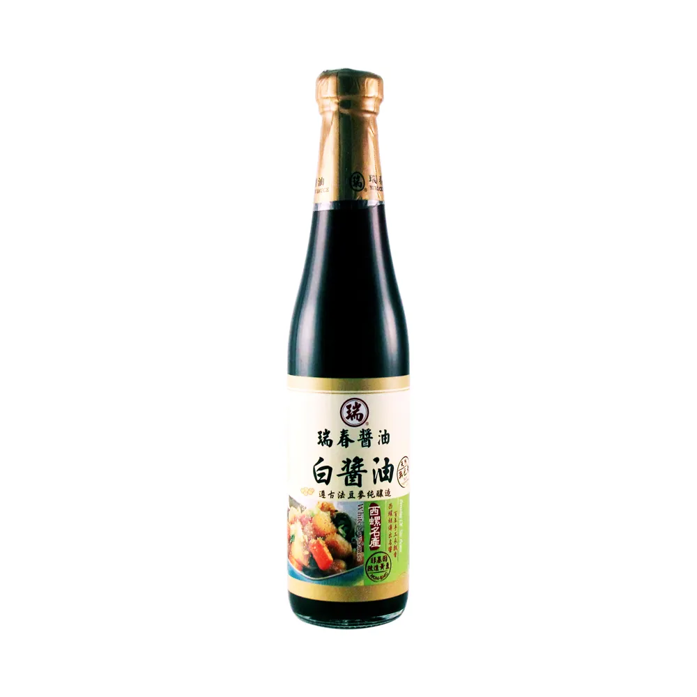 【西螺瑞春醬油】白醬油(420ml/瓶)