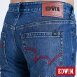 【EDWIN】男裝 JERSEYS EDGE EJ6超彈錐形迦績褲(石洗藍)