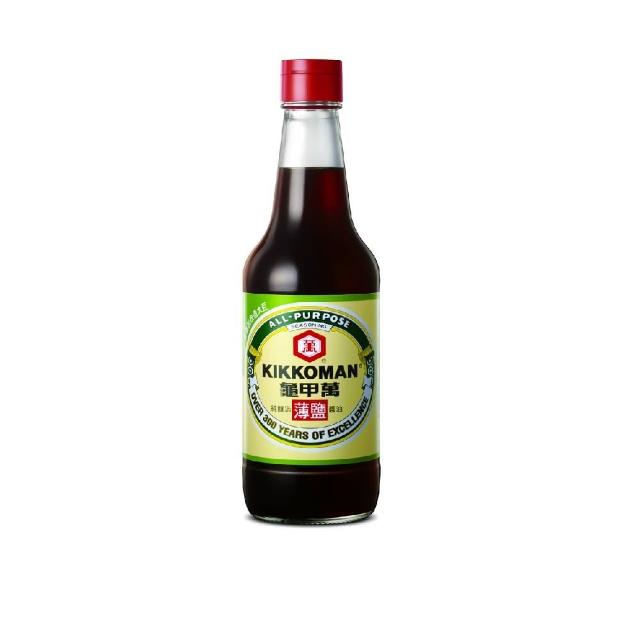 【龜甲萬】龜甲萬薄鹽醬油500mlx1入  (TQF微笑標章)