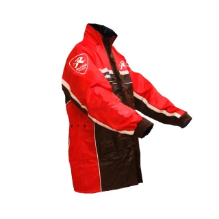 【天德牌】R5側開式背包版兩件式風雨衣(透氣輕薄-台灣生產布料)