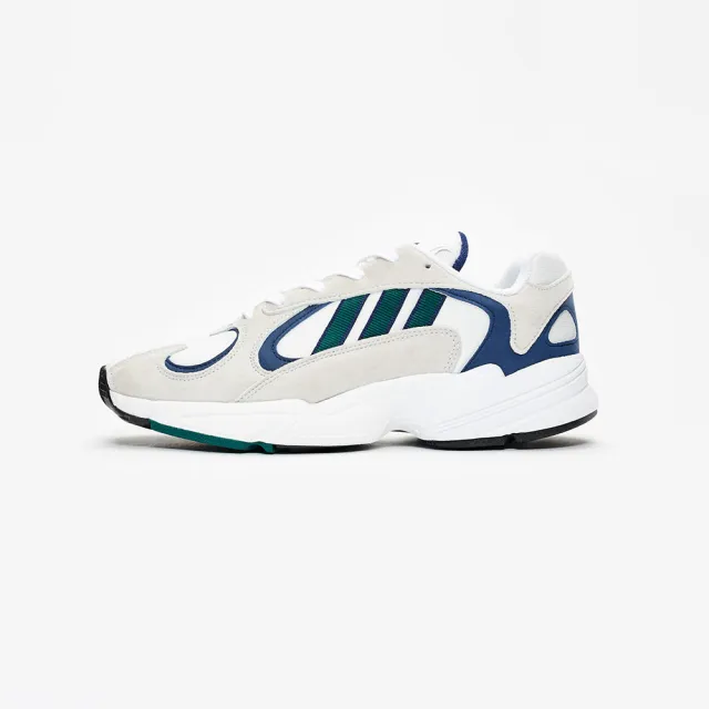 【adidas 愛迪達】YUNG-1 白藍綠 老爹鞋 復古 男鞋(G27031)
