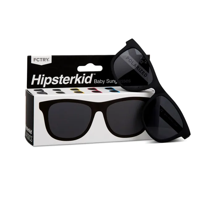 【Hipsterkid】抗UV偏光嬰幼兒童太陽眼鏡-繽紛款(附固定繩)