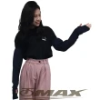 【OMAX】透氣防曬袖套-黑色-2雙(速)
