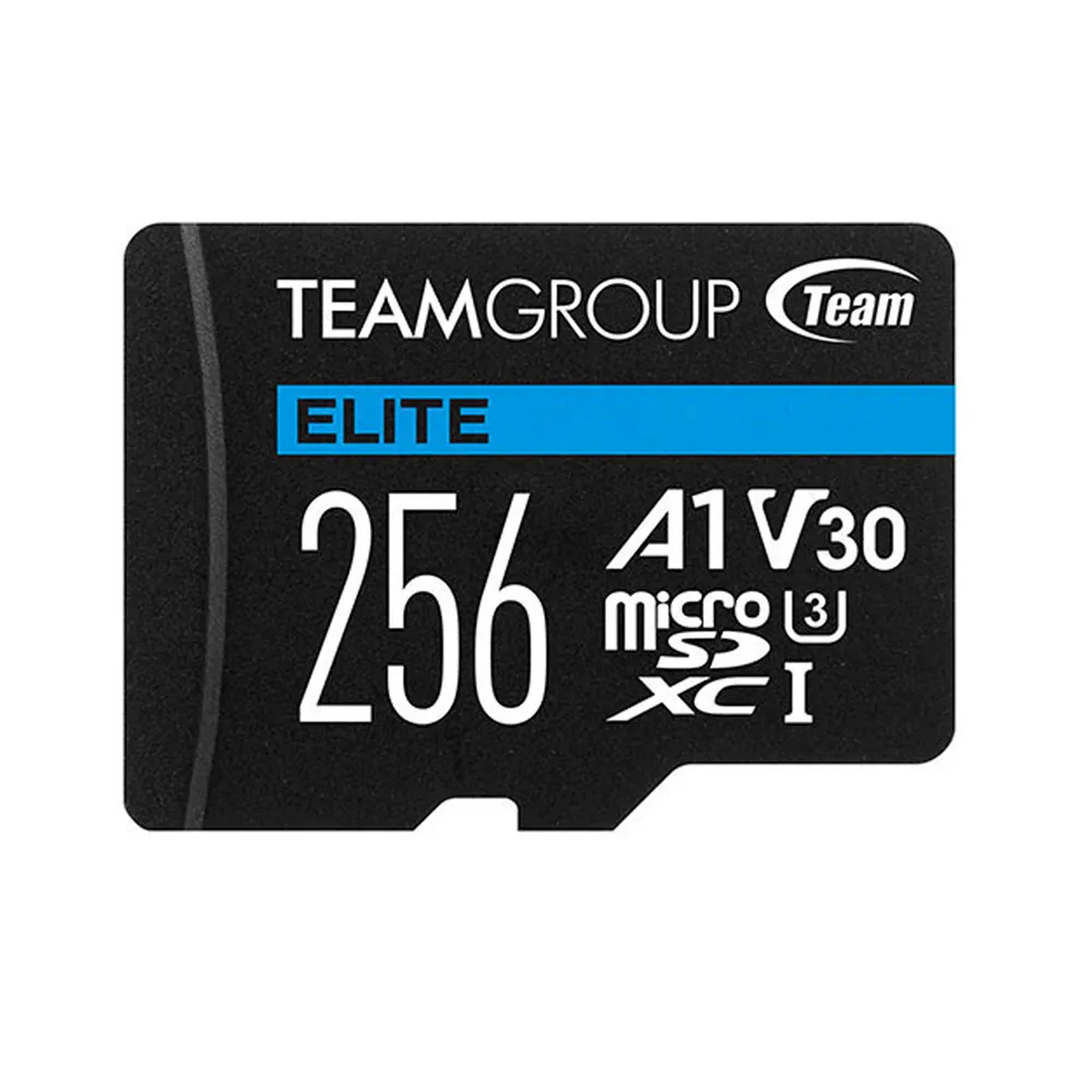 【TEAM 十銓】256GB ELITE microSDXC TF UHS-I U3 A1 V30 記憶卡