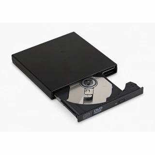 【anra】USB 2.0外接式 光碟機(可讀CD/DVD、燒錄CD)