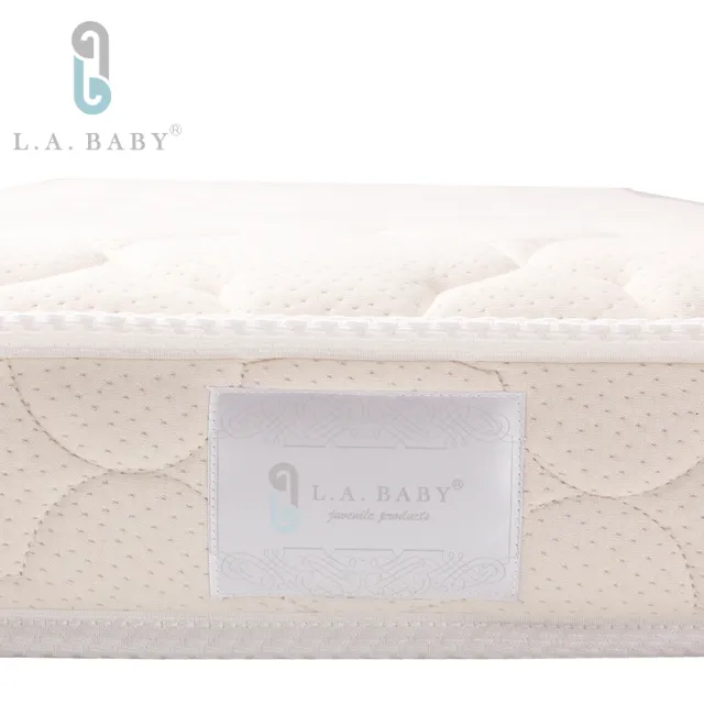【L.A. Baby】嬰兒兩用彈簧床墊(美國大床132x71cm)