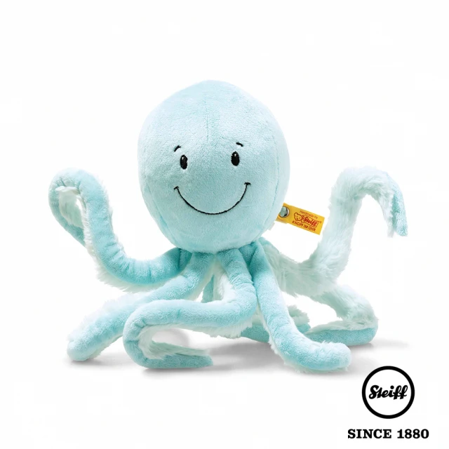 【STEIFF德國金耳釦泰迪熊】章魚 Ockto Octopus(動物王國_黃標)