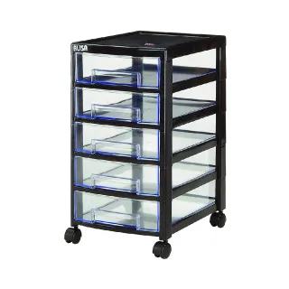 【快樂屋HAPPY】ALISA愛莉莎5層抽屜式文件櫃(加大款B4收納櫃附底輪)