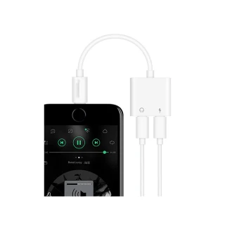 【Arum】蘋果 apple iPhone Xs Max XR X 8 7 plus  5合1 雙Lightning耳機轉接線(充電/通話/線控/聽歌/傳輸)
