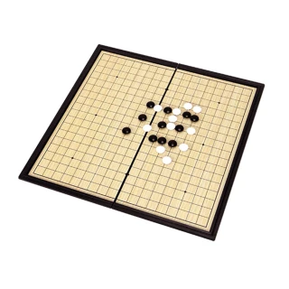 【888ezgo】19路磁性圍棋（益智）（折疊收納攜帶方便）磁鐵圍棋 磁吸圍棋 磁吸式圍棋 折疊圍棋 磁石圍棋